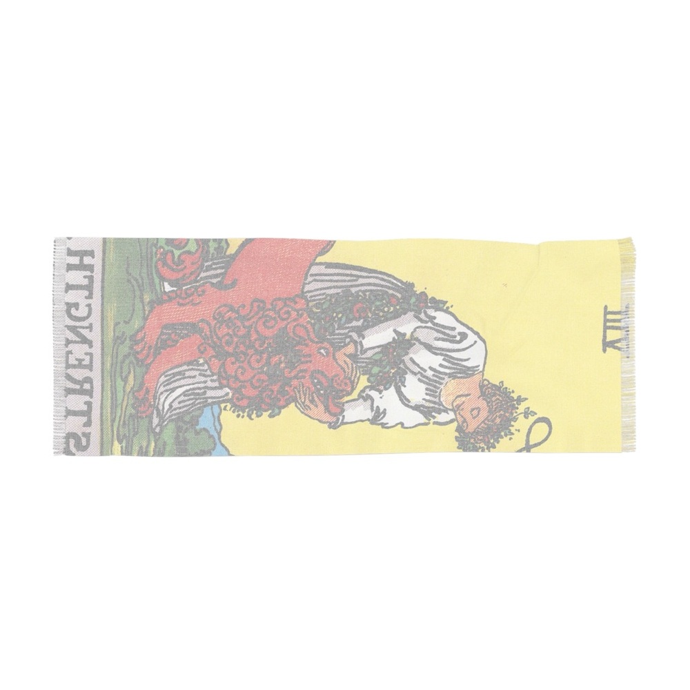 Strength Tarot Card Scarf | Rider-Waite-Smith Original Design | Lightweight - Picture 4 of 5